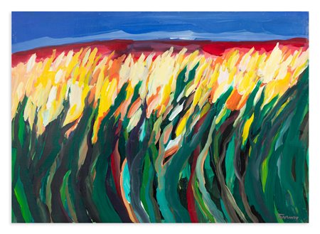 SAVERIO TERRUSO (1939-2003) - Paesaggio, anni '80