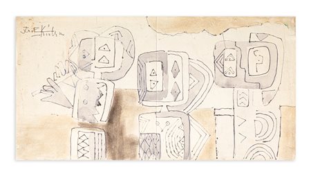 IBRAHIM KODRA (1918-2006) - Senza Titolo, 1964