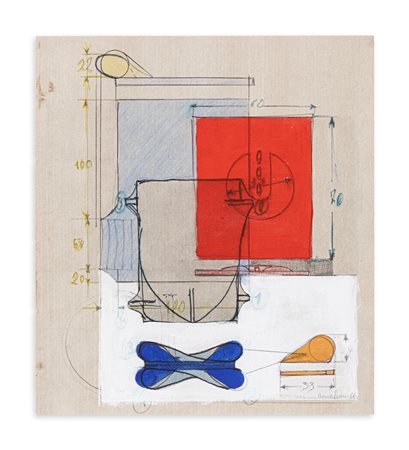 AGOSTINO BONALUMI (1935-2013) - Progetto, 1966