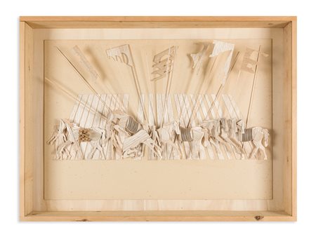 MARIO CEROLI (1938) - Cavalli - La Battaglia di San Romano