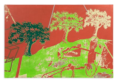 MARIO SCHIFANO (1934-1998) - Senza Titolo, seconda metà anni '70