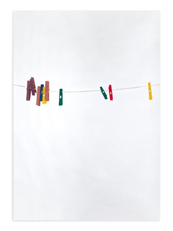 MICHELANGELO PISTOLETTO (1933) - Senza Titolo (Mollette), 1972