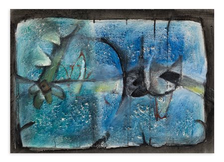 IBRAHIM KODRA (1918-2006) - Fiori sottomarini, 1961