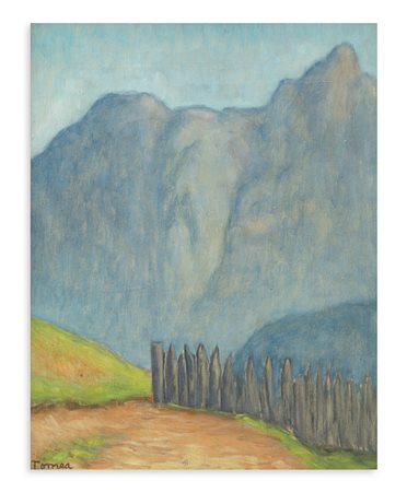 FIORENZO TOMEA (1910-1960) - Orto in Cadore, 1955