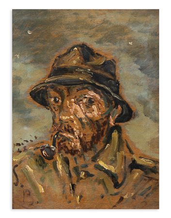 FILIPPO DE PISIS (1896-1956) - Ritratto di vecchio, 1943