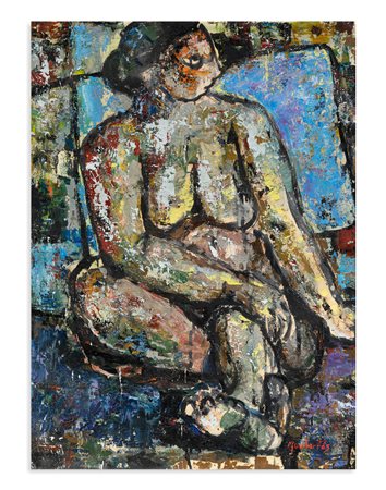 FATEH MOUDARRES (1922-1999) - Senza Titolo, 1958