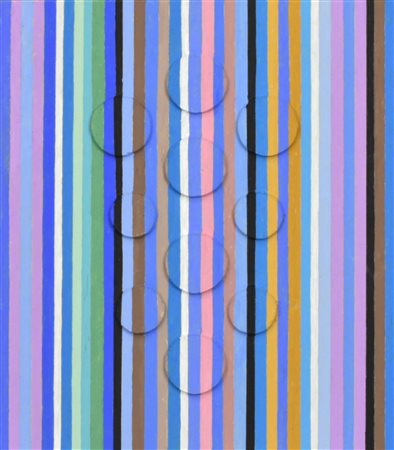 Francesco Fasano DIECI PRESENZE acrilico su cartoncino rigido intagliato a...