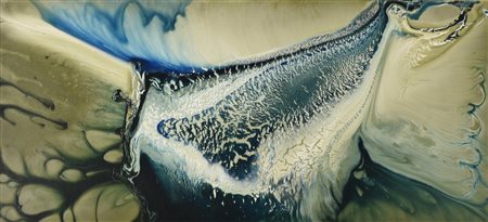 Anonimo SENZA TITOLO acrilico su tavola, cm 26x58 eseguito nel 2019