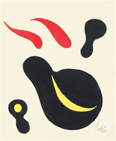 Enrico Baj Milano 1924 - Vergiate (Va) 2003 Senza titolo, 1949 Tempera su...