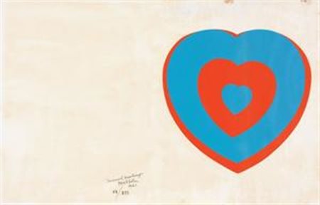 Marcel Duchamp Blainville 1887 - Neuilly 1968 Fluttering Hearts, 1961...