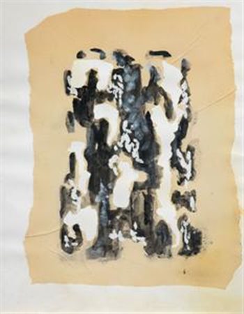 Leoncillo Spoleto (Pg) 1915 - Roma 1968 Incontro d'inverno, 1960-62 Tecnica...