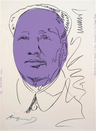 Andy Warhol Pittsburgh 1928 - New York 1987 Mao Wallpaper, 1974 Serigrafia su...