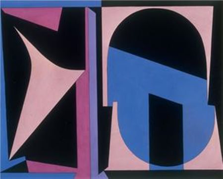 Victor Vasarely Pecs 1908 - Parigi 1997 Tabbuk, 1953-85 Acrilico su tela, cm....