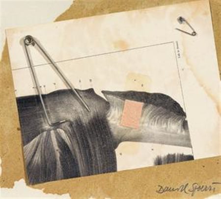 Daniel Spoerri Galati 1930 Spingole francesi, 1993 Collage su carta, cm....