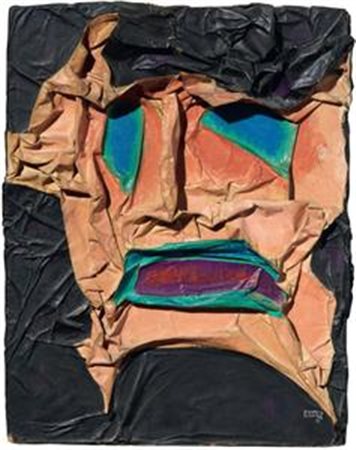 Maurice Henry Cambrai 1907 - Milano 1984 Témoin, 1962 Rilievo in carta...