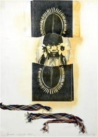 Claudio Costa Tirana 1942 - Genova 1995 Senza titolo, 1981 Collage e tecnica...