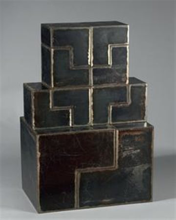 Nicola Carrino Taranto 1932 Costruttivo, 1974 Scultura in ferro, 10 elementi,...