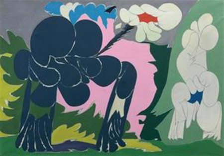 Renato Volpini Urbino 1934 Complicazione con Marte, 1963 Tecnica mista su...