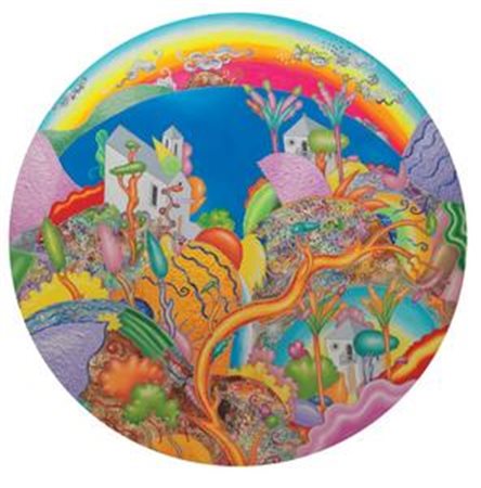 Luca Alinari Firenze 1943 Orizzonte Acrilico su tela tesa su tavola, cm. 100...