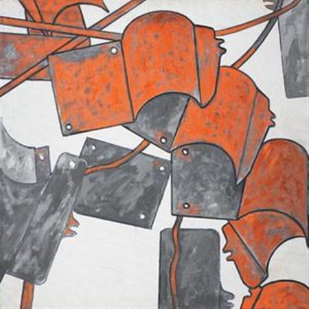 Roberto Barni Pistoia 1939 Ragno punto tela, 1970 Olio su tela, cm. 80x80...