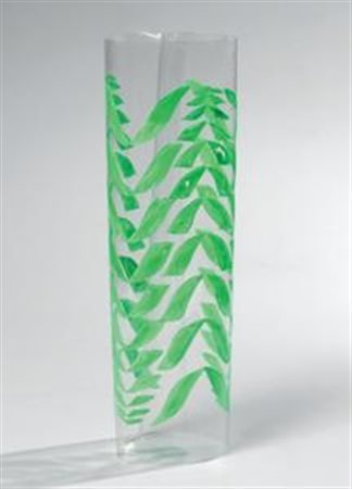 Carla Accardi Trapani 1924 Cilindro verde, 1968 Pittura su sicofoil, cm....