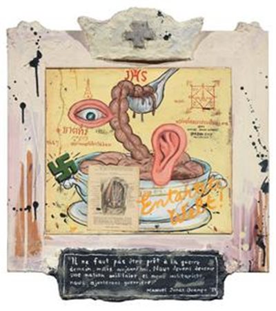 Manuel Jonas Ocampo Quezon City 1965 Restaurant Painting, 1994 Acrilico e...