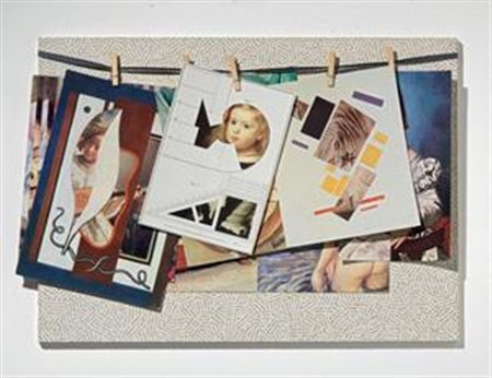 Jiri Kolar Protivin 1914 - Praga 2002 Venus Mariée, 1982 Collage e tecnica...