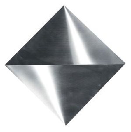 Getulio Alviani Udine 1939 Superficie tornita 2 1/4, 1975 Alluminio, cm. 48...