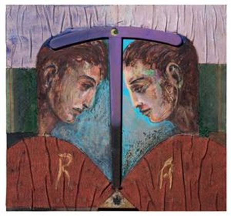 Bruno Ceccobelli Monte Castello Vibio (Pg) 1952 Sempre così Tecnica mista su...