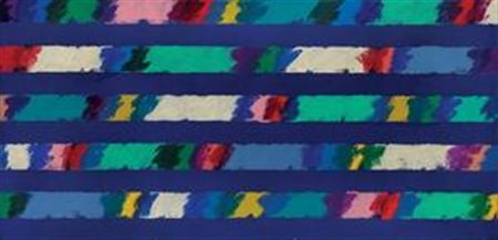 Piero Dorazio Roma 1927 - Todi (Pg) 2005 Oltremare, 1979 Olio su tela, cm....