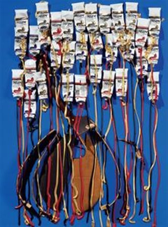 Arman Nizza 1928 - 2005 Senza titolo, 2002 Acrilico, tubetti e frammenti di...