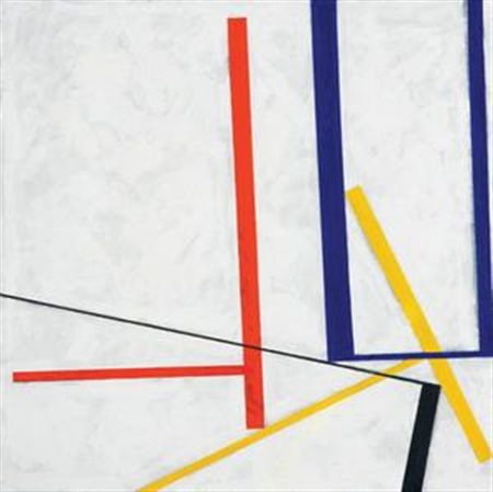 Gianfranco Pardi Milano 1933 Diagonale, 1984 Acrilico su tela, cm. 60,5x60,5...