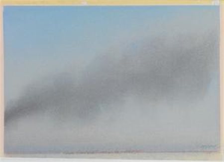 Piero Guccione Scicli (Rg) 1935 Studio per La grande nuvola, 2005 Pastello su...