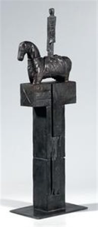 Mimmo Paladino Paduli (Bn) 1948 T, 2001 Scultura in bronzo, es. 2/2 AP, cm....