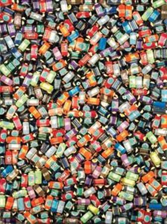 Arman Nizza 1928 - 2005 Senza titolo, 2002-03 Inclusione di rocchetti di filo...