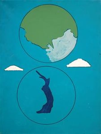 Tano Festa Roma 1938 - 1987 Senza titolo, 1972 Smalto e acrilico su tela, cm....