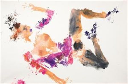 Massimo Barzagli Marradi (Fi) 1960 Figura Olio e acrilico su tela, cm....