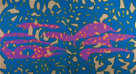 Carla Accardi Trapani 1924 La colorata notte, 1986 Vinilico su tela, cm....