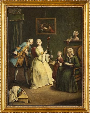 CERCHIA DI PIETRO LONGHI (Venezia, 1701 - 1785)