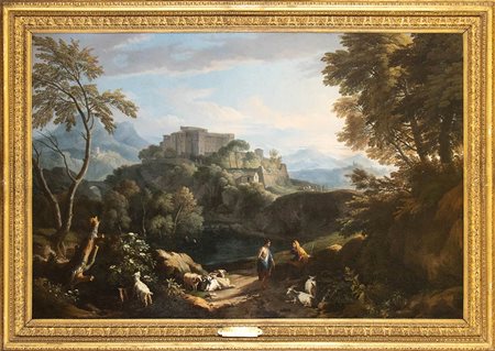 JANS FRANS VAN BLOEMEN DETTO L'ORIZZONTE (Anversa,  1662 - Roma, 1749)
