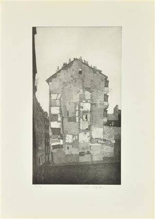 Federica Galli MURAJE VEJE incisione su carta, battuta cm 50x30, foglio cm...