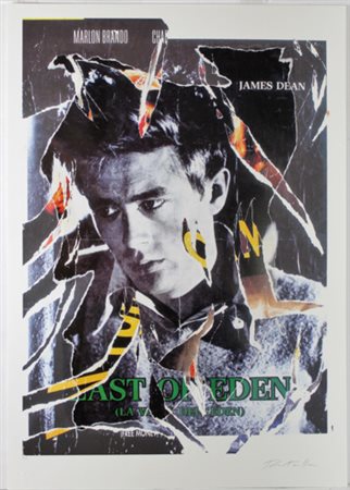 ROTELLA MIMMO Catanzaro (Catanzaro) 1918 East of Eden Multiplo Decollage...