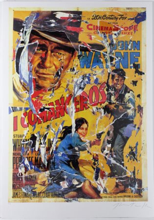 ROTELLA MIMMO Catanzaro (Catanzaro) 1918 I Comanceros Multiplo Decollage...