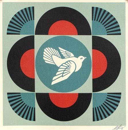 FAIREY SHEPARD Charleston (South Carolina) 1970 Geometrical Dove - Black 2021...