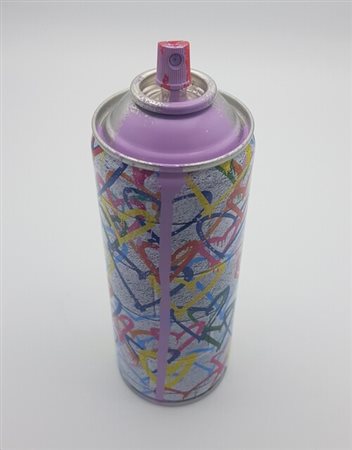 MR BRAINWASH Garges-lès-Gonesse (France) 1961 Spray Can - Heart Stencil (Pink...