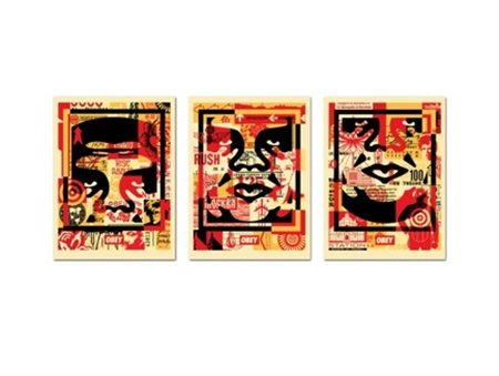 FAIREY SHEPARD Charleston (South Carolina) 1970 Set 3 Serigrafie Obey 2022...