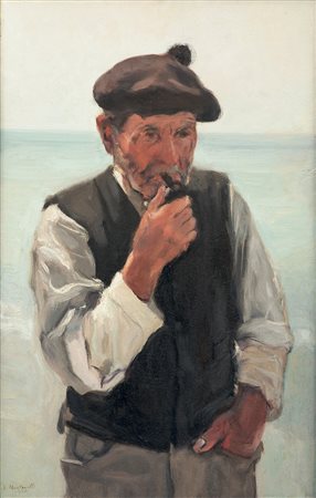 Montanella Evasio, Vecchio Pescatore Ligure, 1928
