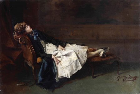 Induno Domenico, Il riposo