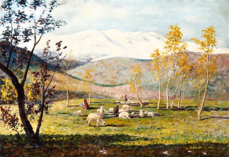 Tagliabue Carlo Costantino, Autunno a Bardonecchia, 1928