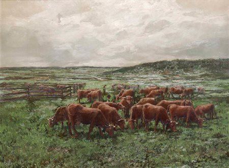 Gheduzzi Giuseppe, Mucche al pascolo